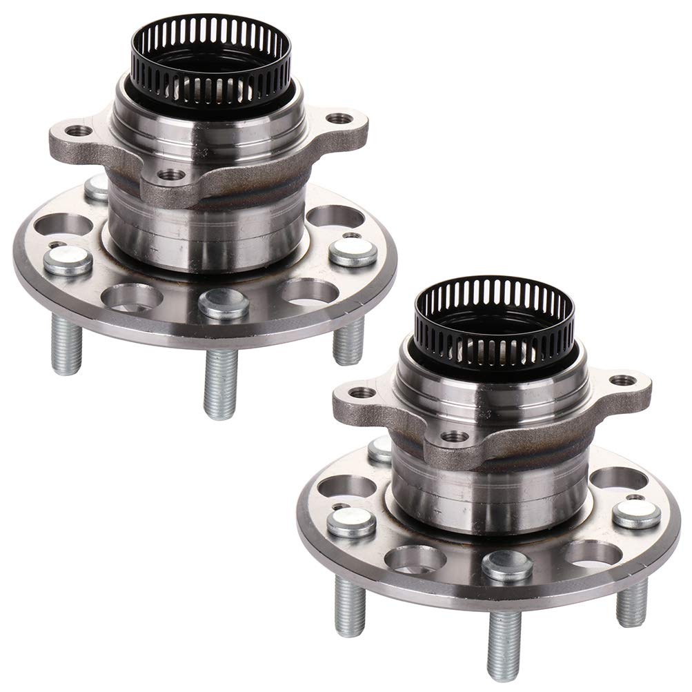 High-Quality Wheel Hub and Bearing Assembly Replacement for 2007-2012 Hyundai Elantra - ABS Compatible (2-Pack) - Perfect for Smooth Ride & Safe Braking Performance