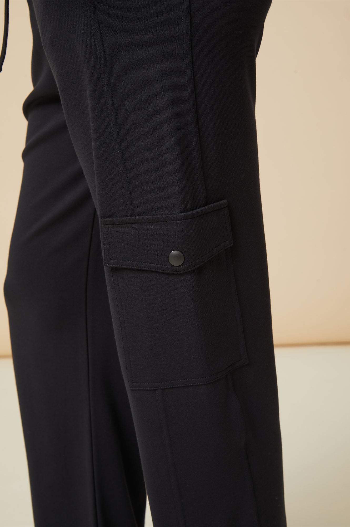 Premium Remy Trousers for Women - Dark Navy Slim Fit Dress Pants for Office, Business & Formal Occasions