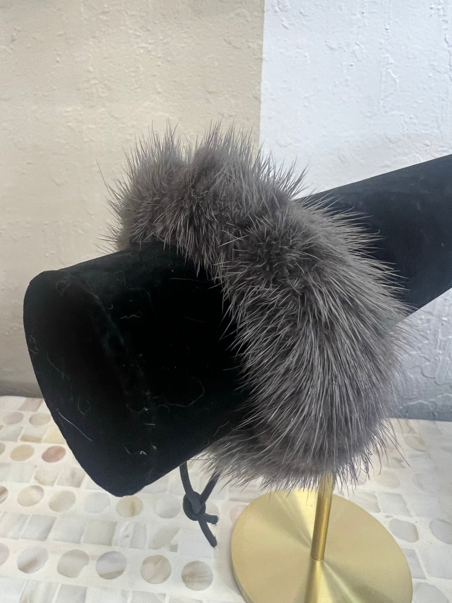 Luxury Genuine Mink Hair Scrunchies for Women - Soft & Elegant Hair Accessories for Ponytails, Buns & Everyday Styling