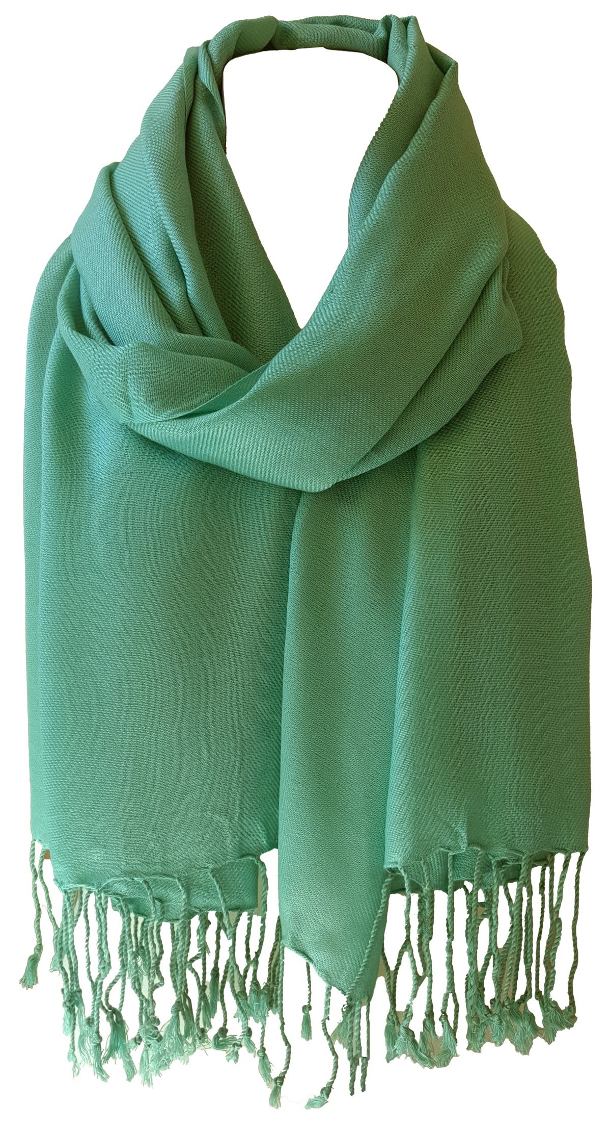 Unisex Plain Pashmina Scarf Shawl Wrap - 100% Viscose Soft Lightweight Stole - Winter Fashion Accessory for Women & Men - Perfect for Office, Travel and Special Occasions