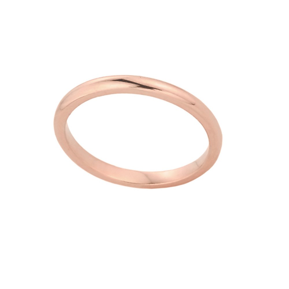 10K Rose Gold Stackable Adjustable Plain Toe Ring for Women - Perfect for Beach, Pool, and Summer Outfits