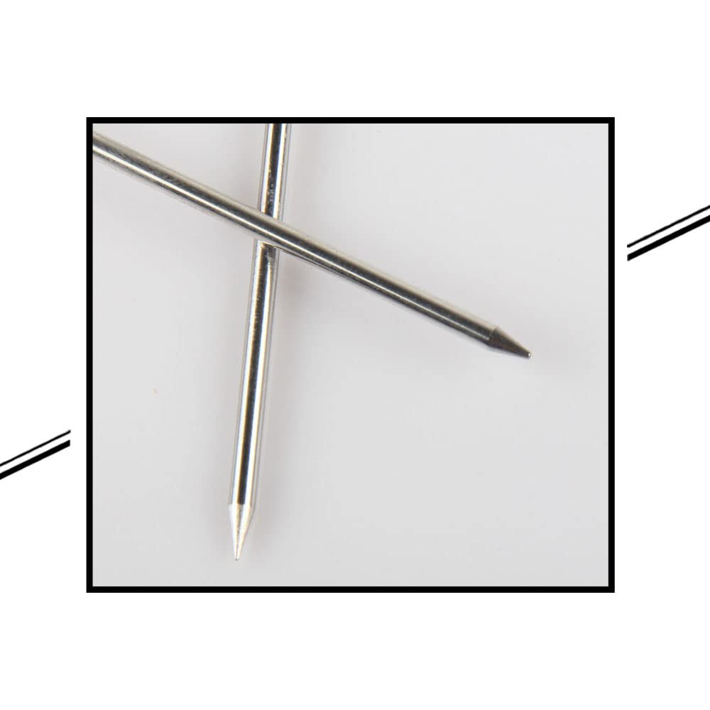 2 Pack Stainless Steel Cake Tester Needles - Reusable Baking Probe for Cakes, Bread, Muffins & Pastries | Perfect for Home Bakers & Professional Kitchens | Essential Baking Tool for Perfect Doneness Every Time
