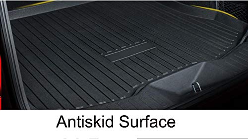 Premium Black Rubber Car Floor Mats for Skoda Kodiaq 5-Seater (2017-2019) - Heavy Duty Trunk Liner, Cargo Tray & All-Weather Protection - Perfect for Road Trips, Camping & Family Adventures
