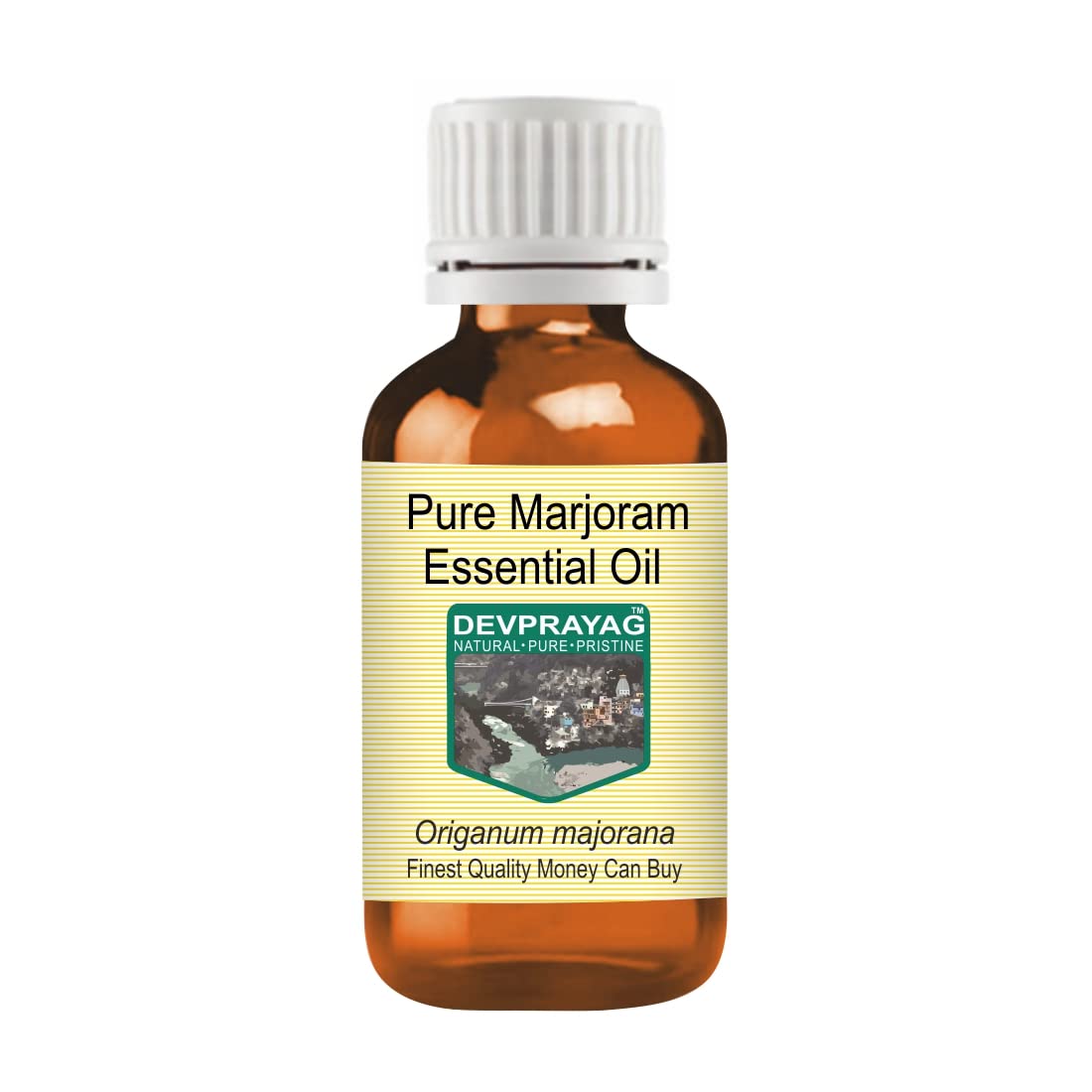Pure Marjoram Essential Oil (Origanum majorana) 5ml - 100% Natural, Steam Distilled for Aromatherapy, Massage & Relaxation - Perfect for Diffusers, DIY Skincare & Stress Relief