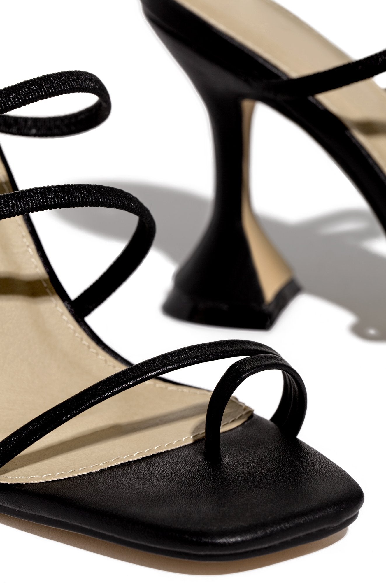 Valerie Strappy Heels for Women - Elegant Black High Heel Sandals for Parties, Weddings & Evening Events