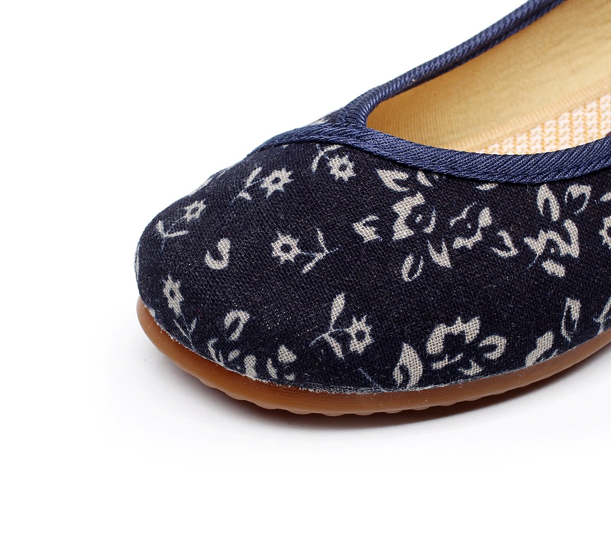 Vintage Chinese Style Embroidered Women's Mary Jane Shoes - Traditional Qipao Dress Flats for Weddings, Tea Ceremonies & Cultural Events