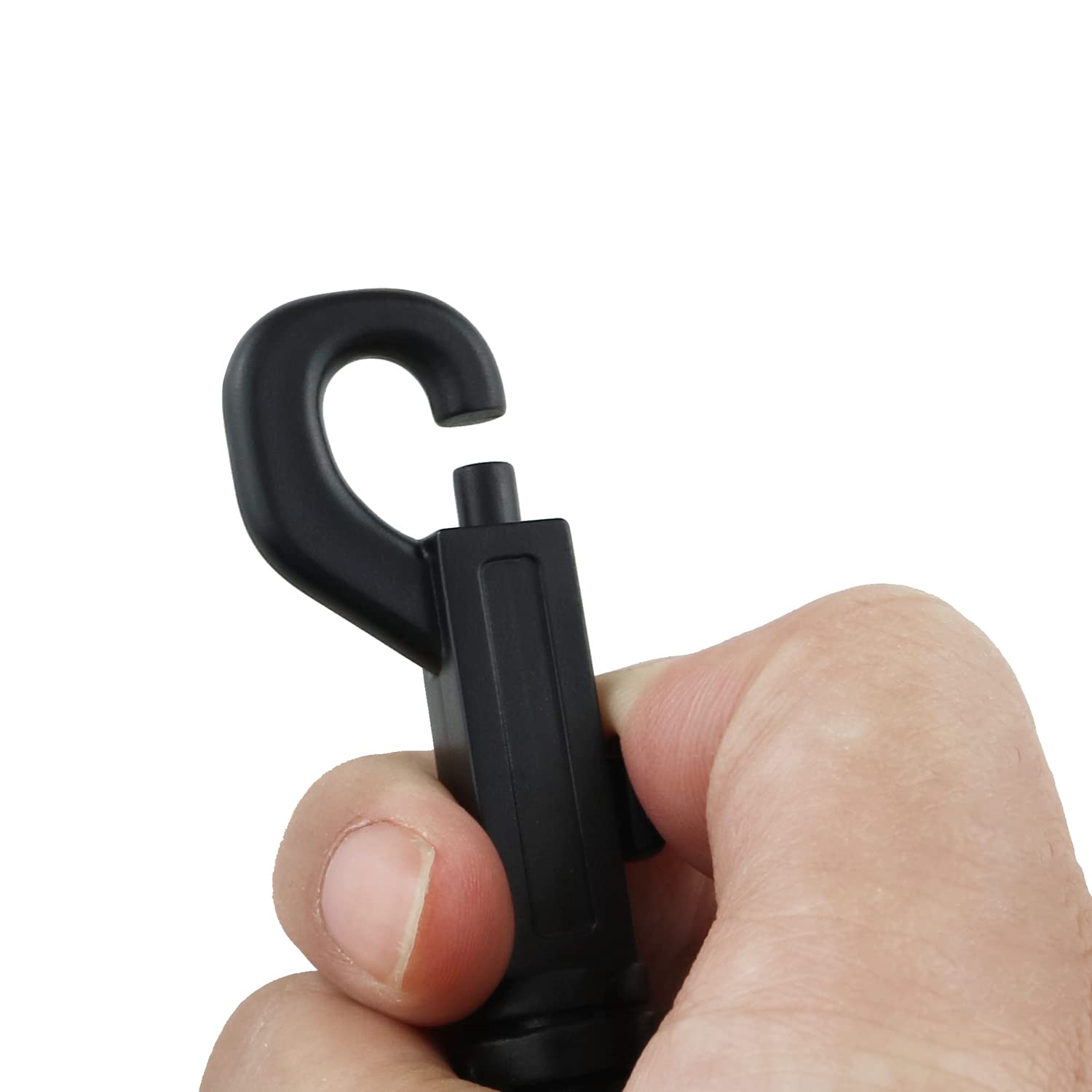 Durable Plastic Swivel Snap Keychain Hooks - 8PCS for Keys & Lanyards