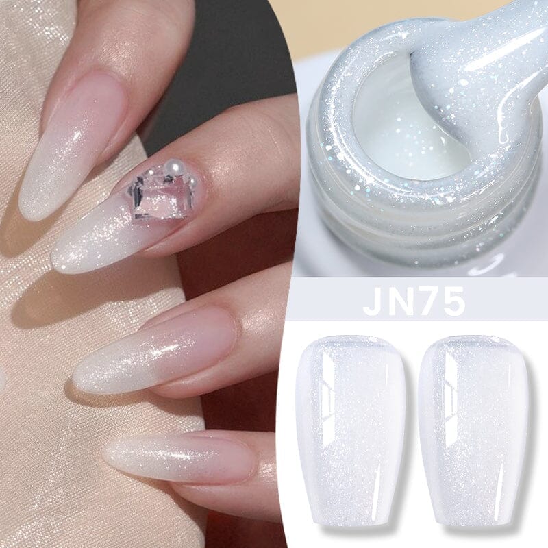 Nude Jelly Gel - 10ml Transparent Nail Polish for Natural & Glossy Manicure - Perfect for Everyday Wear & Special Occasions