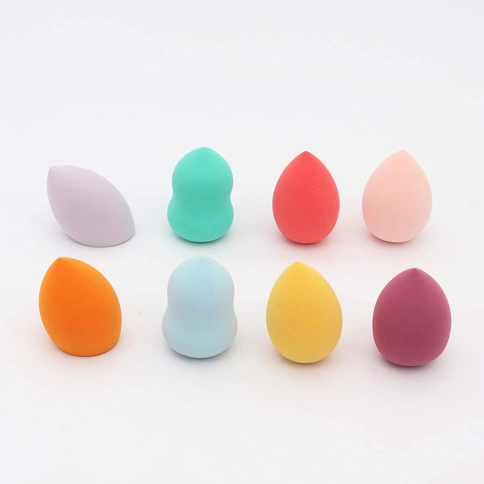 8 PCS Makeup Sponge Set - Latex-Free Vegan Beauty Blenders for Foundation, Powder & Cream | Professional Cosmetic Sponges for Flawless Makeup Application | Perfect for Daily Use, Travel & Professional Makeup Artists