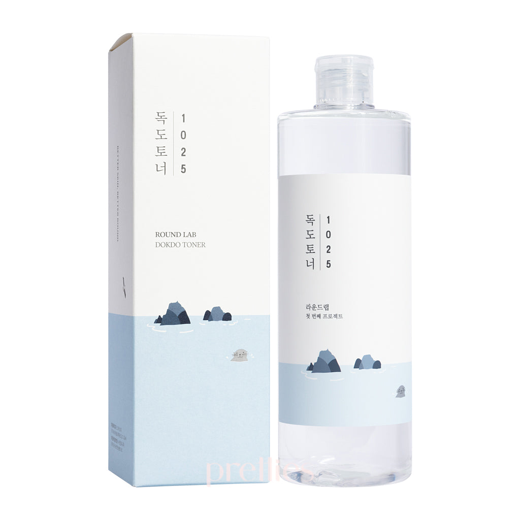 ROUND LAB 1025 Dokdo Toner 500ml - Hydrating Facial Toner for Dry & Sensitive Skin | Korean Skincare | Daily Moisturizing & Soothing | Perfect for Morning & Night Routine