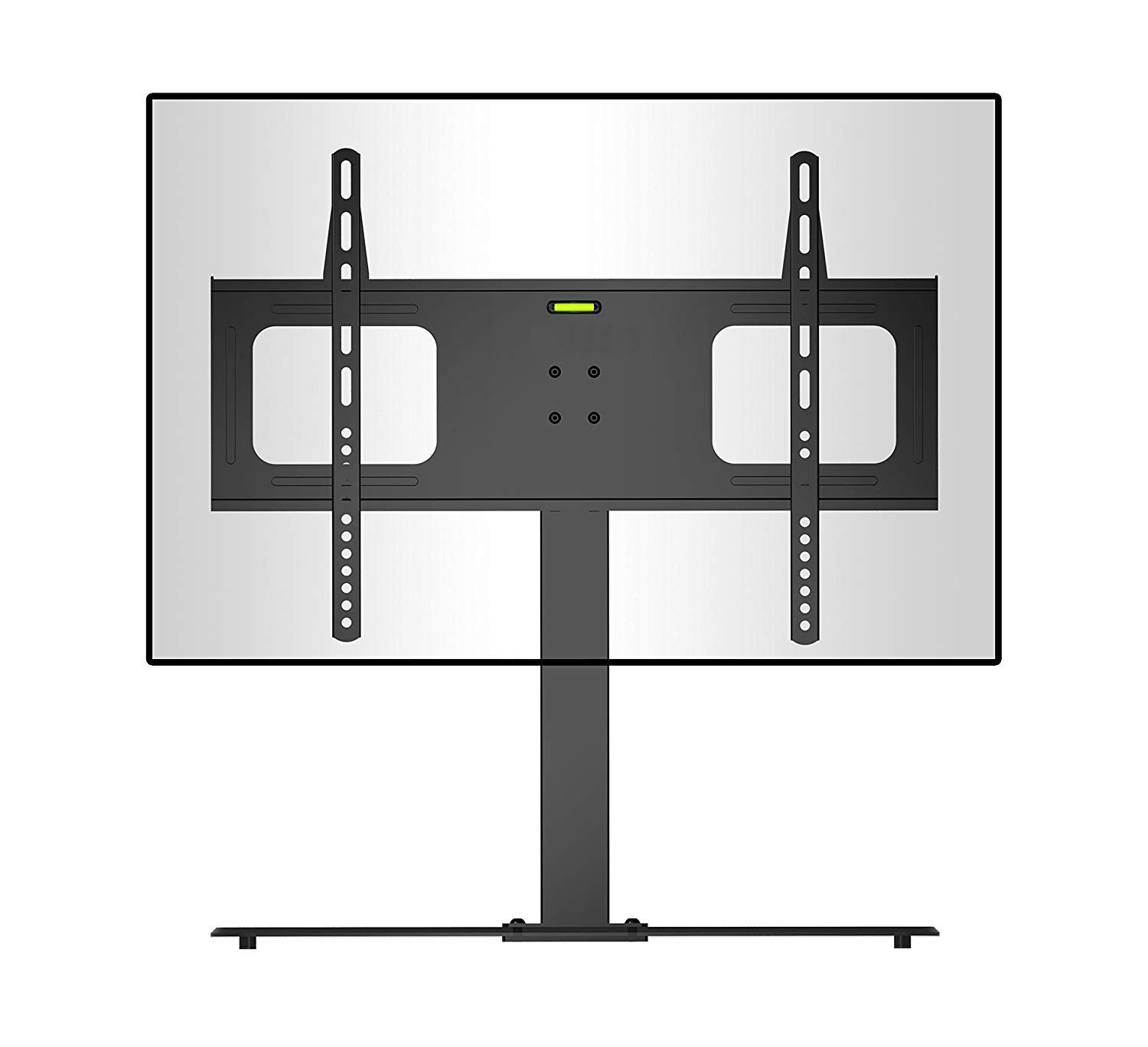 Duronic TV Stand for Desk TVS2D2 - Universal Table Top TV Mount for 30-65 Inch TVs | Supports VESA 200x400-600 | Holds up to 50kg | Perfect for Bedroom, Office & Dorm Room Setup