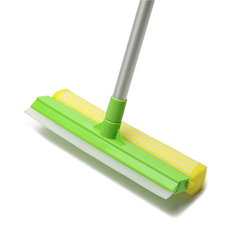 3 in 1 Chenille Wash Mop & Window Cleaner with Removable Car Wash Mitt (3.75 ft) - Perfect for Home, Car, and Window Cleaning - Multi-Surface Cleaning Tool for Floors, Vehicles, and Glass