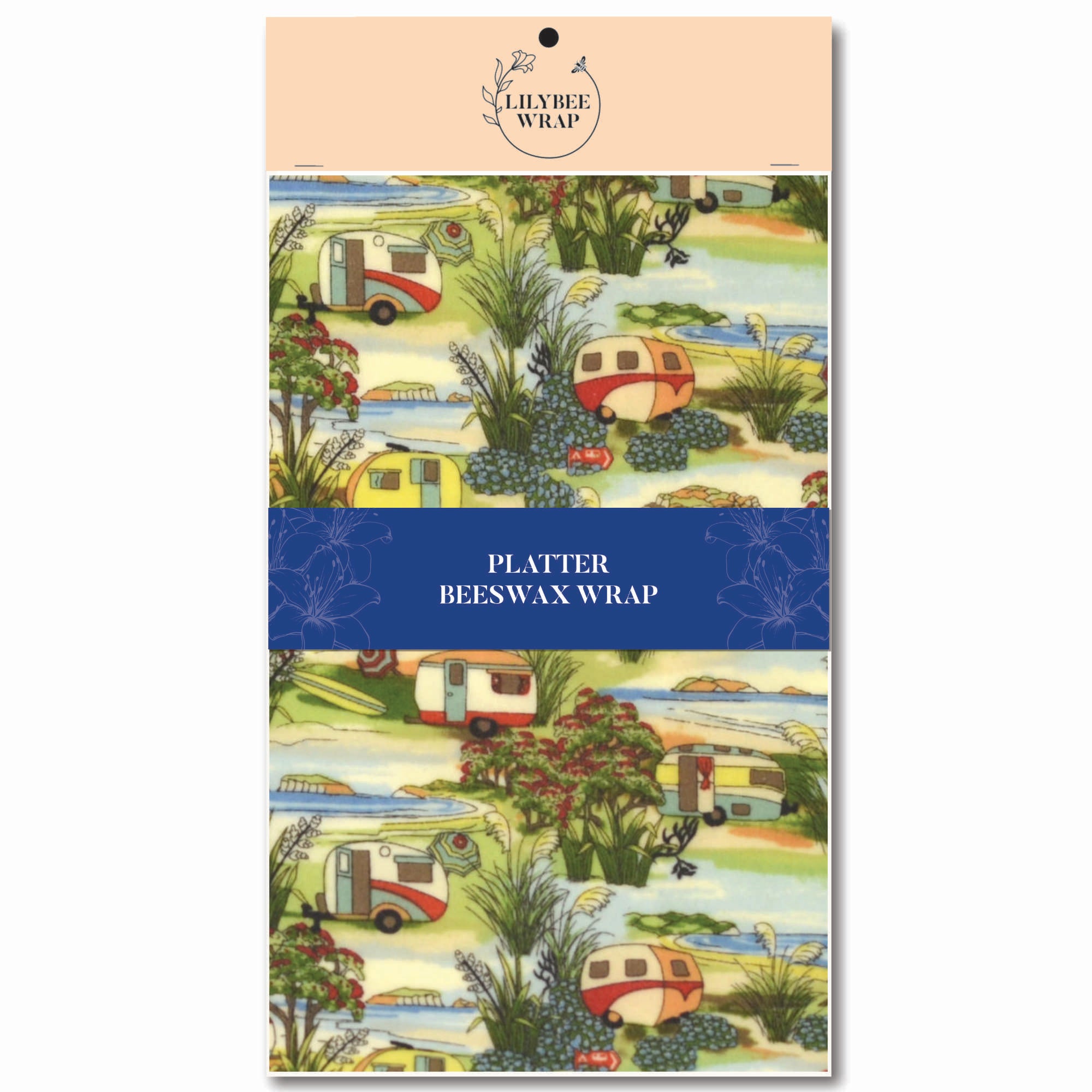 Eco-Friendly Beeswax Food Wraps - Reusable & Sustainable Alternative to Plastic Wrap for Fresh Food Storage - Perfect for Picnics, Lunch Boxes & Meal Prep