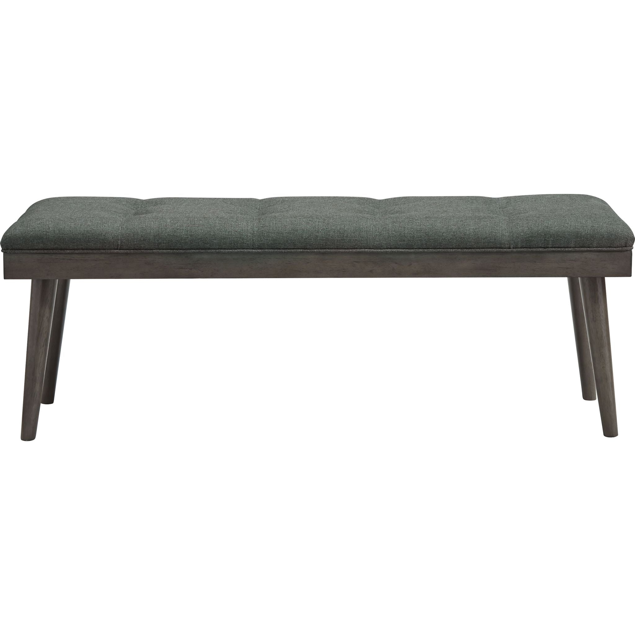 Ashlock Bench - Charcoal Wooden Outdoor Bench for Patio, Garden, and Backyard - Durable & Weather-Resistant Seating for Relaxing and Entertaining