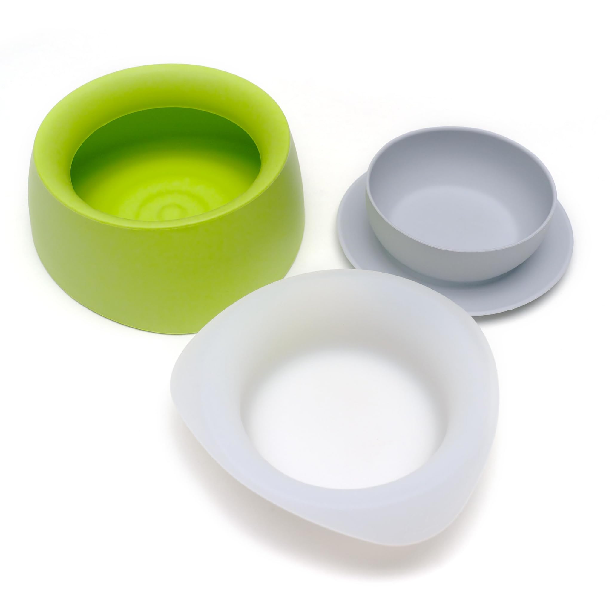 Yummy Travel Bowls - Small Key Lime Green Portable Snack Containers for Kids & Adults | Perfect for Picnics, Hiking, and On-the-Go Meals
