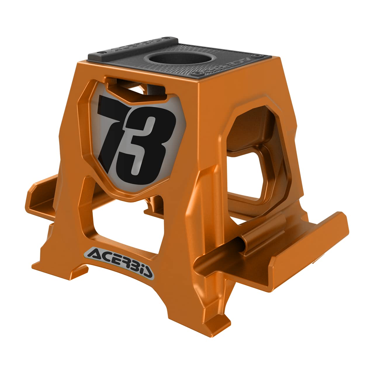 Acerbis Orange Phone Stand Holder - Universal Smartphone Dock for Desk, Table, Car & Home Use (Model 2791575226) - Perfect for Work, Study & Video Calls