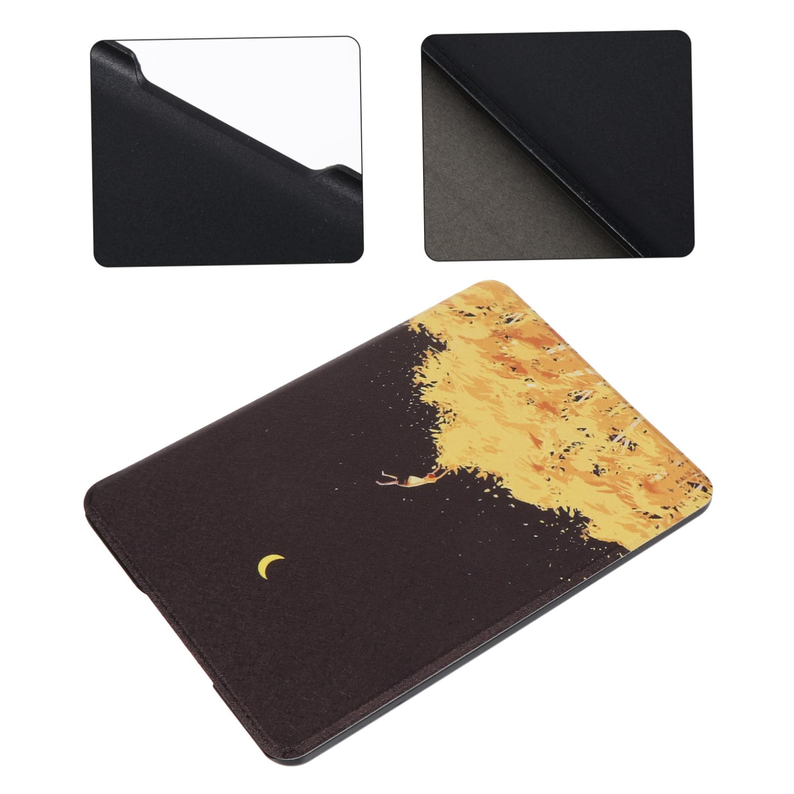 UKCOCO 8-Piece Protective Case Set for E-Readers - Premium Imitation Leather Shell Cover with Auto Wake/Sleep Function - Compatible with Kindle, Nook, Kobo & More Ebook Readers - Perfect for Travel, Reading & Daily Protection