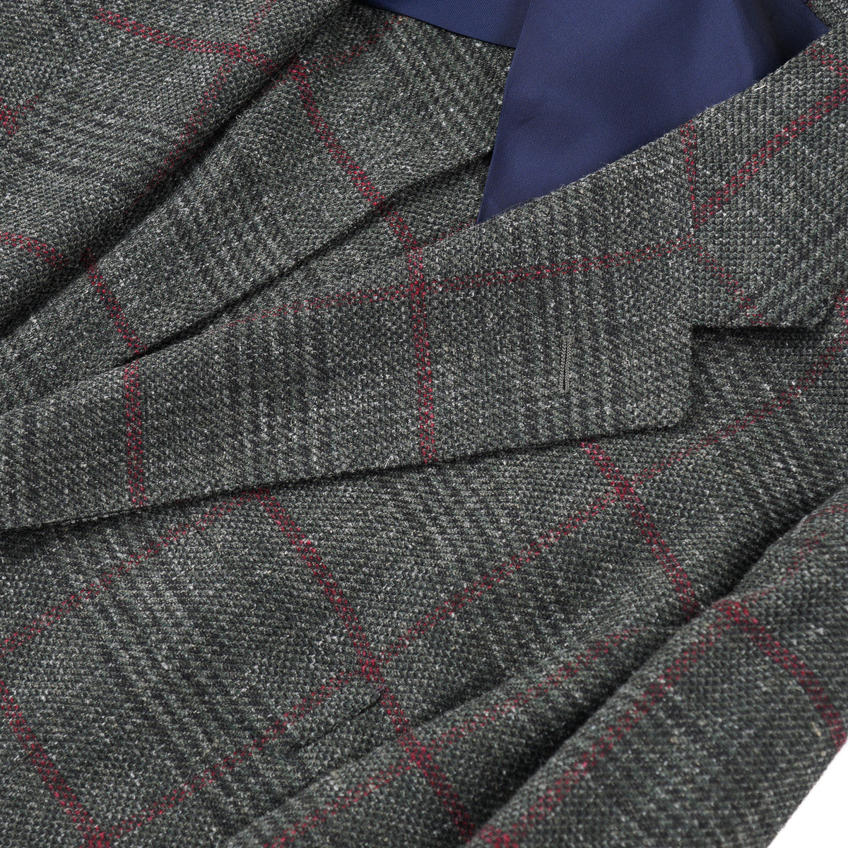 Sartorio Men's Woven Wool & Linen Blazer - Lightweight Summer Sport Coat for Business Casual & Wedding Attire