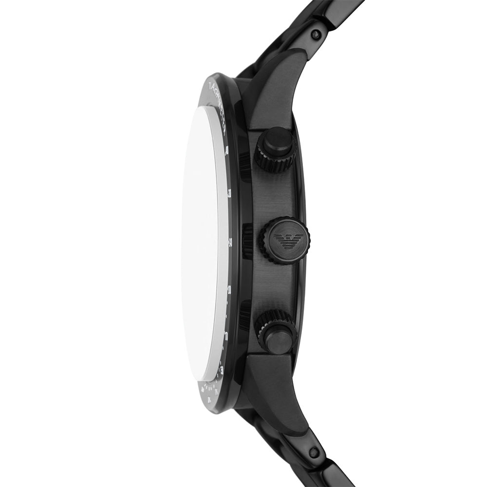 Emporio Armani AR11472 Men's Black Stainless Steel Watch - Stylish Luxury Timepiece for Business, Casual & Formal Occasions