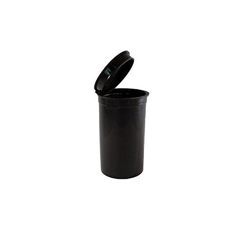 225pcs Child Resistant Pop Top Bottles (19 Dram) - Airtight Smell Proof Medical Containers for Medical Marijuana & CBD Storage - Bulk Wholesale for Dispensaries & Pharmacies - Perfect for Organizing Pills, Herbs & Essential Oils