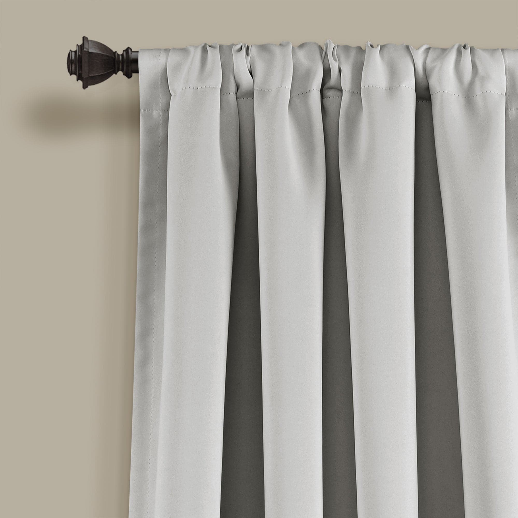 Blackout Curtain Panel Set with Insulated Rod Pocket - Thermal Energy Efficient Room Darkening Drapes for Bedroom, Living Room & Home Theater