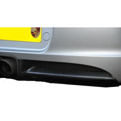Zunsport Black Rear Grill Set for Porsche Cayman 987.1 (2005-2009) | Perfect Fit Replacement Grille | Enhances Engine Cooling & Sporty Look