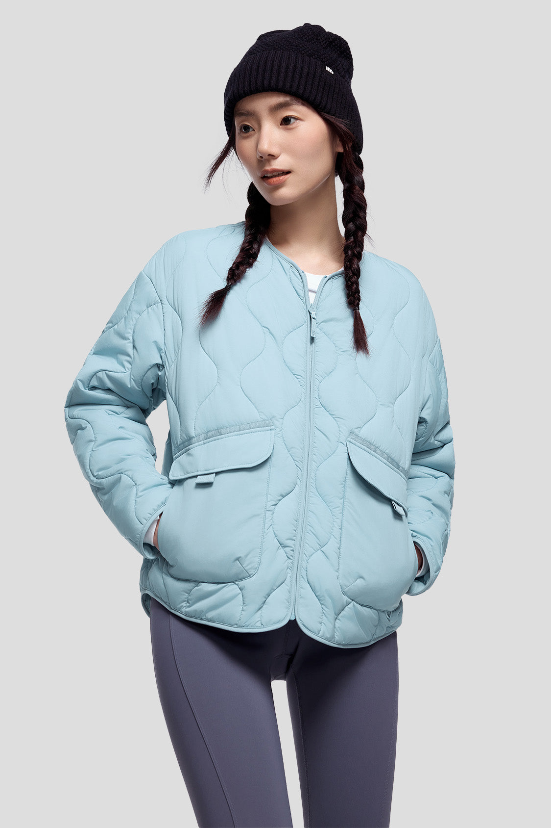 WarmCrew Women's Midweight Fleece Jacket - Lightweight Insulated Winter Coat for Hiking, Camping & Outdoor Activities
