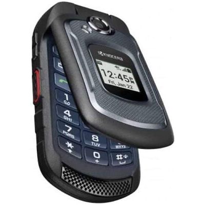 Kyocera DuraXE LTE 4G Rugged Flip Phone - 8GB Memory, AT&T GSM Unlocked, PTT Capable (E4710) | Ideal for Construction, Outdoor Adventures & Emergency Responders