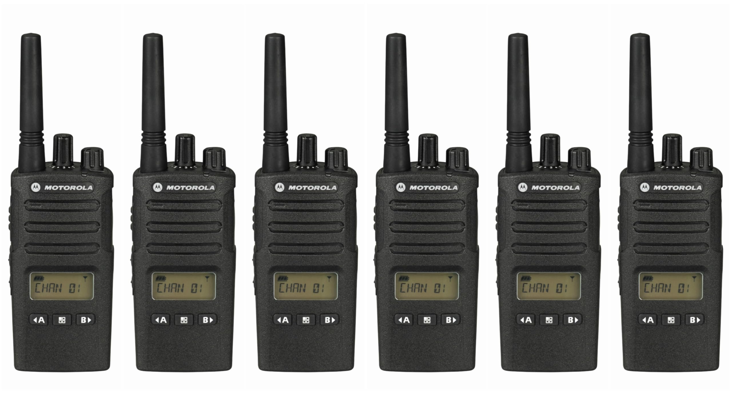 Motorola RMU2080D 6-Pack Two-Way Radios for Outdoor Adventures