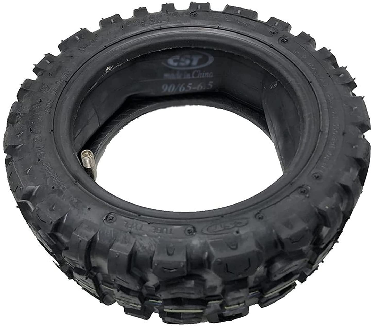 Premium 90/65-6.5 Electric Scooter Tires - Anti-Slip Rubber Tires with Inflatable Inner Tube - Durable & Wear-Resistant Replacement Tires for Electric Scooters & E-Bikes - Perfect for Commuting, Urban Travel & Outdoor Adventures