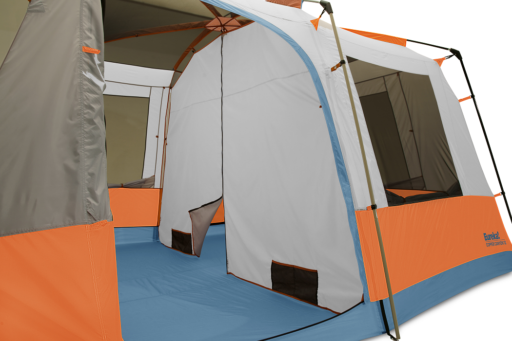 Eureka Copper Canyon LX 12-Person Camping Tent - Waterproof Family Cabin Tent with Large Windows & Storage Pockets for Outdoor Adventures, Backpacking & Camping Trips