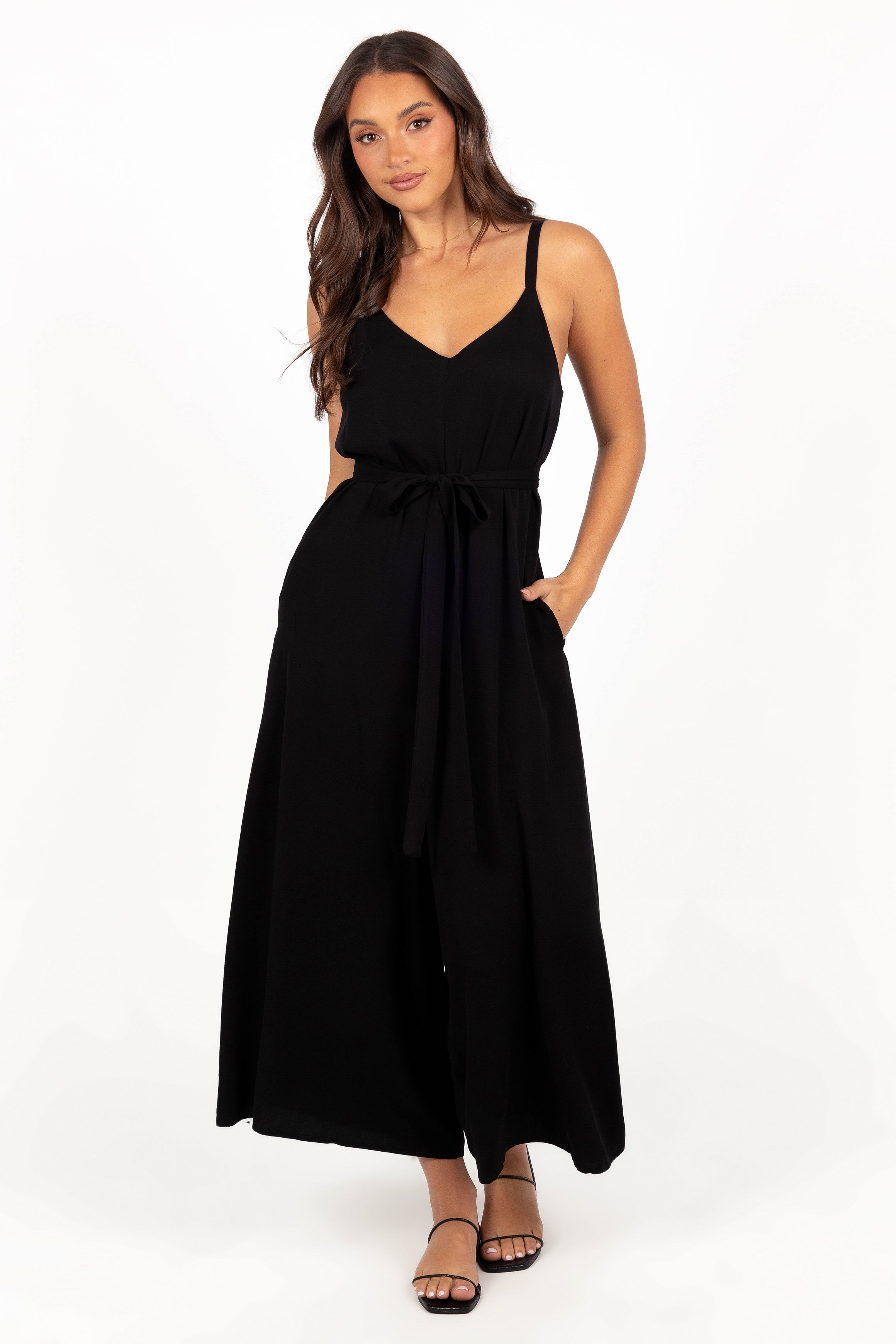 Gaia Jumpsuit for Women - Stylish Black Romper | Perfect for Casual Outings, Beach Vacations & Summer Fashion