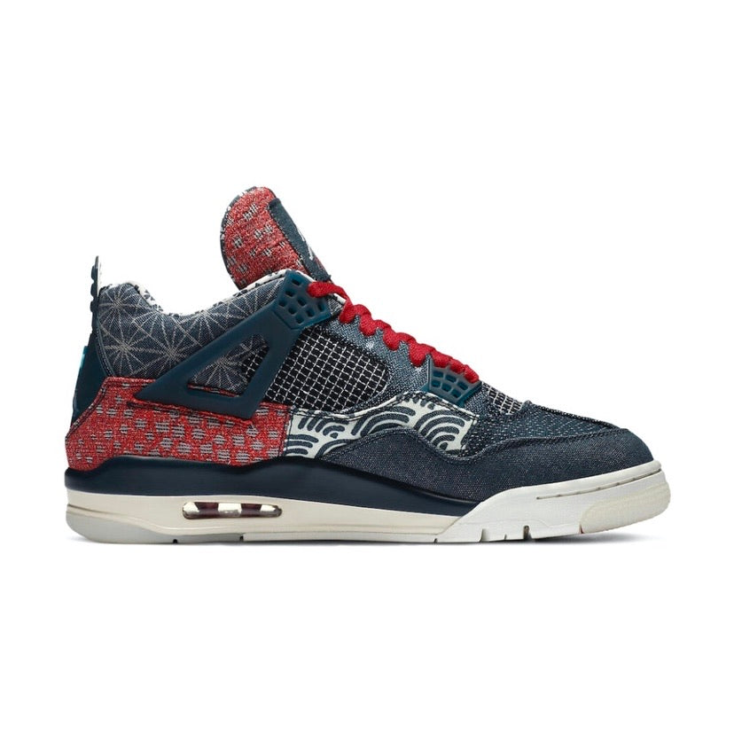 Air Jordan 4 Retro SE Sashiko Basketball Shoes - Men's High-Top Sneakers for Casual Wear & Street Style | Perfect for Basketball, Gym, and Everyday Fashion