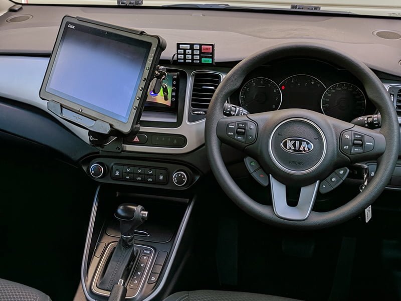 Kia Rondo (2013+) Car Phone Mount - Universal InDash Dashboard Holder for iPhone & Android - Perfect for GPS Navigation & Hands-Free Driving