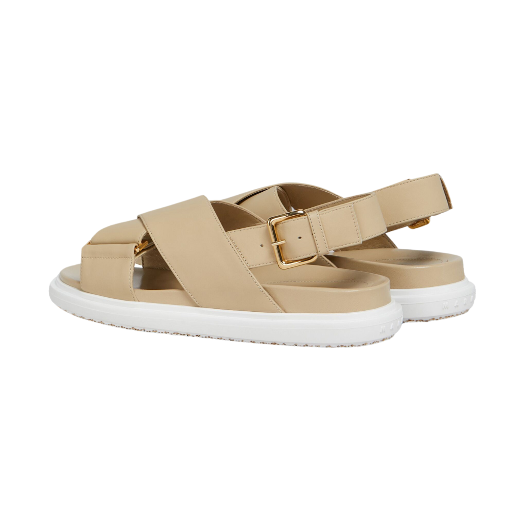 Cozy Winter Wheat Fussbett Sandals for Women - Soft Fleece Lined Slippers with Memory Foam - Perfect for Indoor, Lounge & Home Comfort