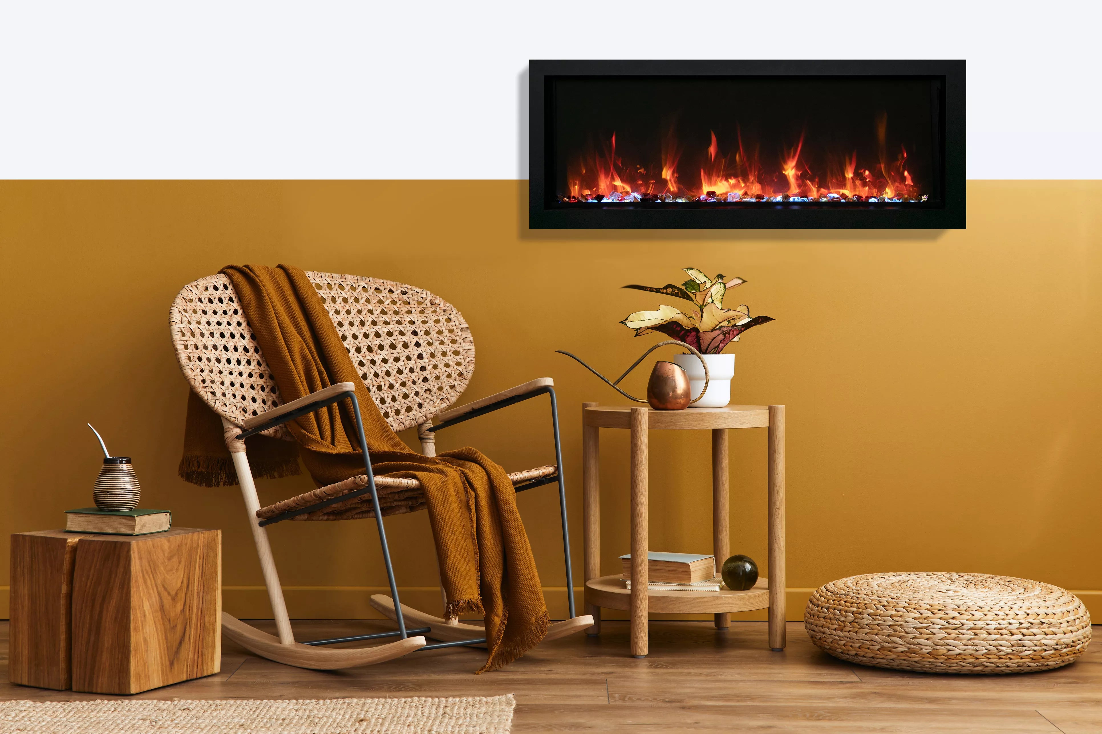 Amantii BI Extra Slim Smart Electric Fireplace - 40