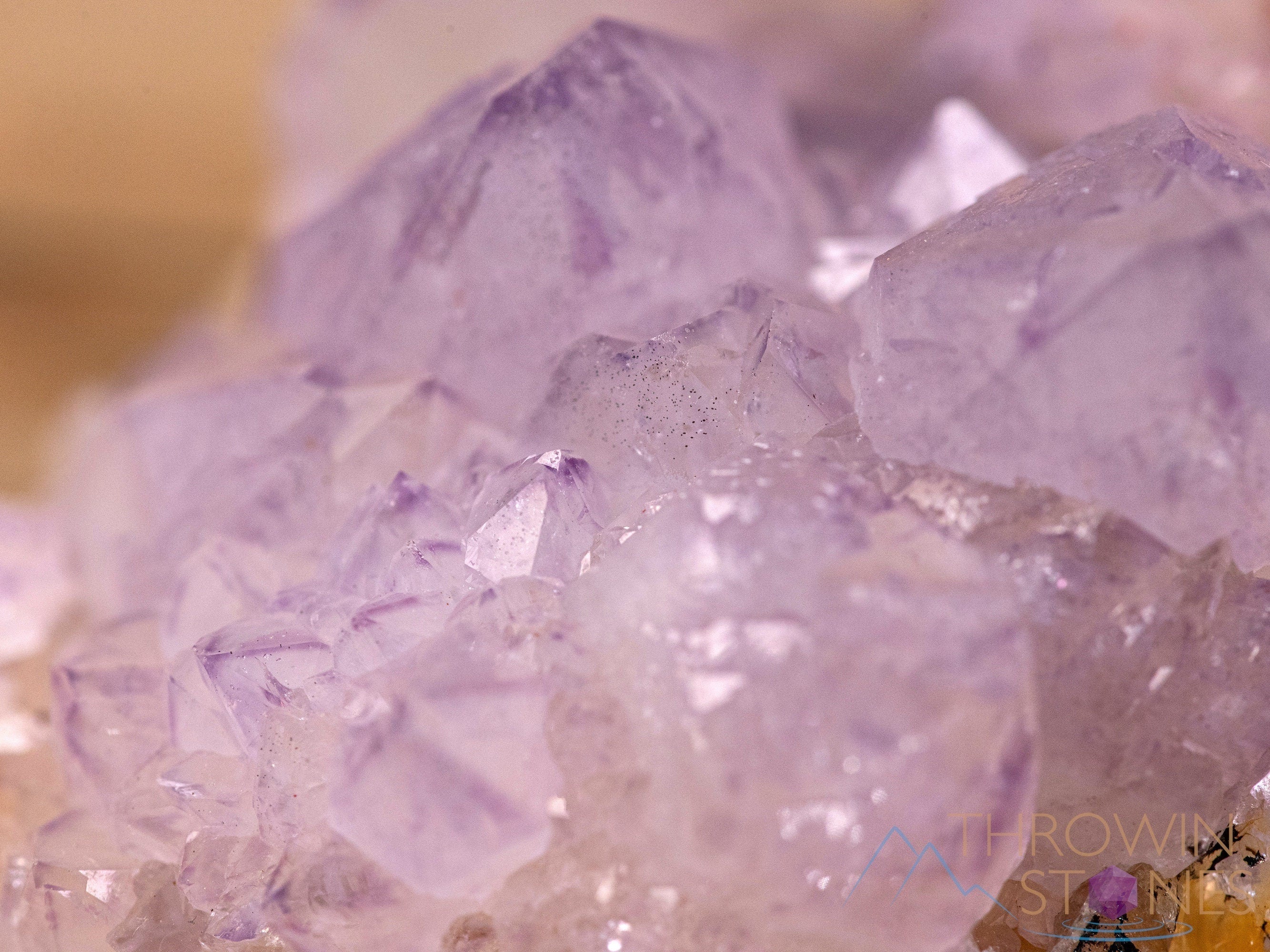 Natural Amethyst Raw Crystal Cluster - Spirit Quartz for Healing & Meditation, Boho Home Decor, Raw Crystals and Stones (40509) - Perfect for Spiritual Healing, Yoga Spaces & Zen Decor