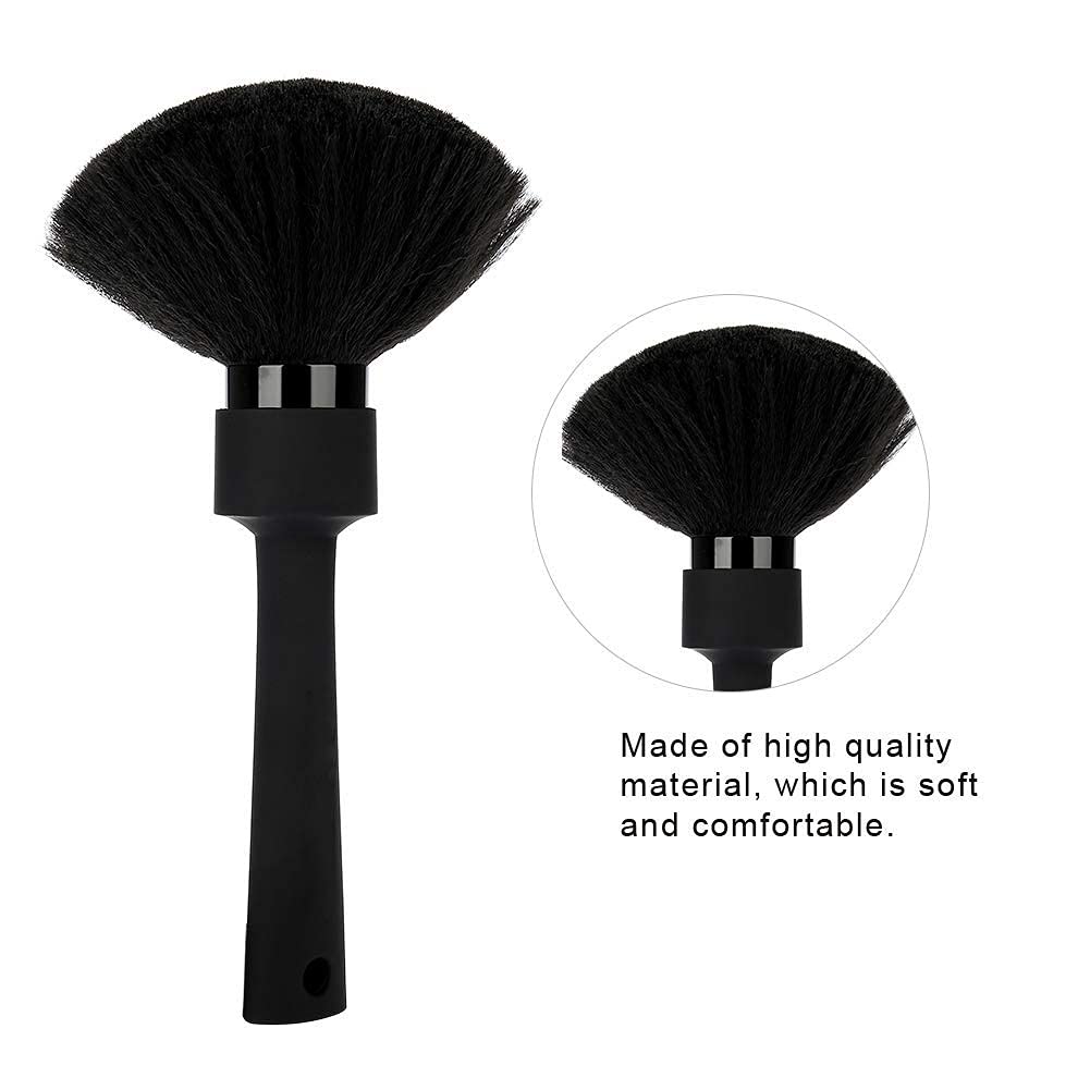 Professional Salon Hair Neck Duster Brush - Extendable Handle Hair Cutting & Styling Brush for Barbers & Hairdressers - Perfect for Salon Hair Cleaning, Sweeping Clippings & Styling Maintenance