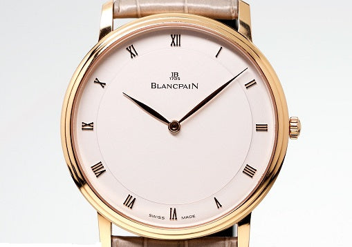 Blancpain Villeret Ultra Slim 18K Rose Gold Men's Luxury Watch - Elegant Dress Watch for Business, Formal Events & Special Occasions