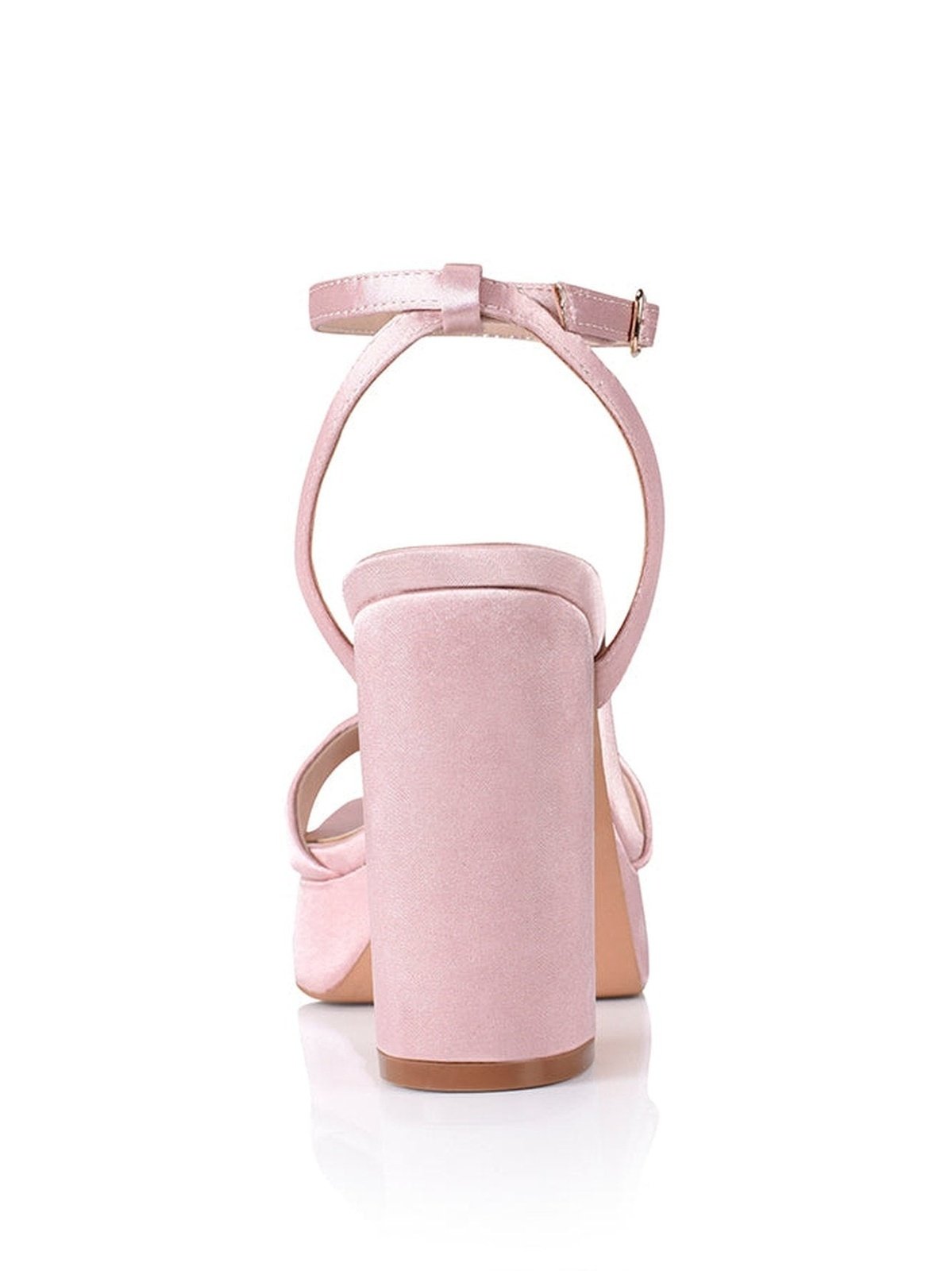 Orion Platform Heels for Women - Pink Satin High Heels for Parties, Weddings & Special Occasions | Comfortable Dress Shoes for Evening Events & Date Nights