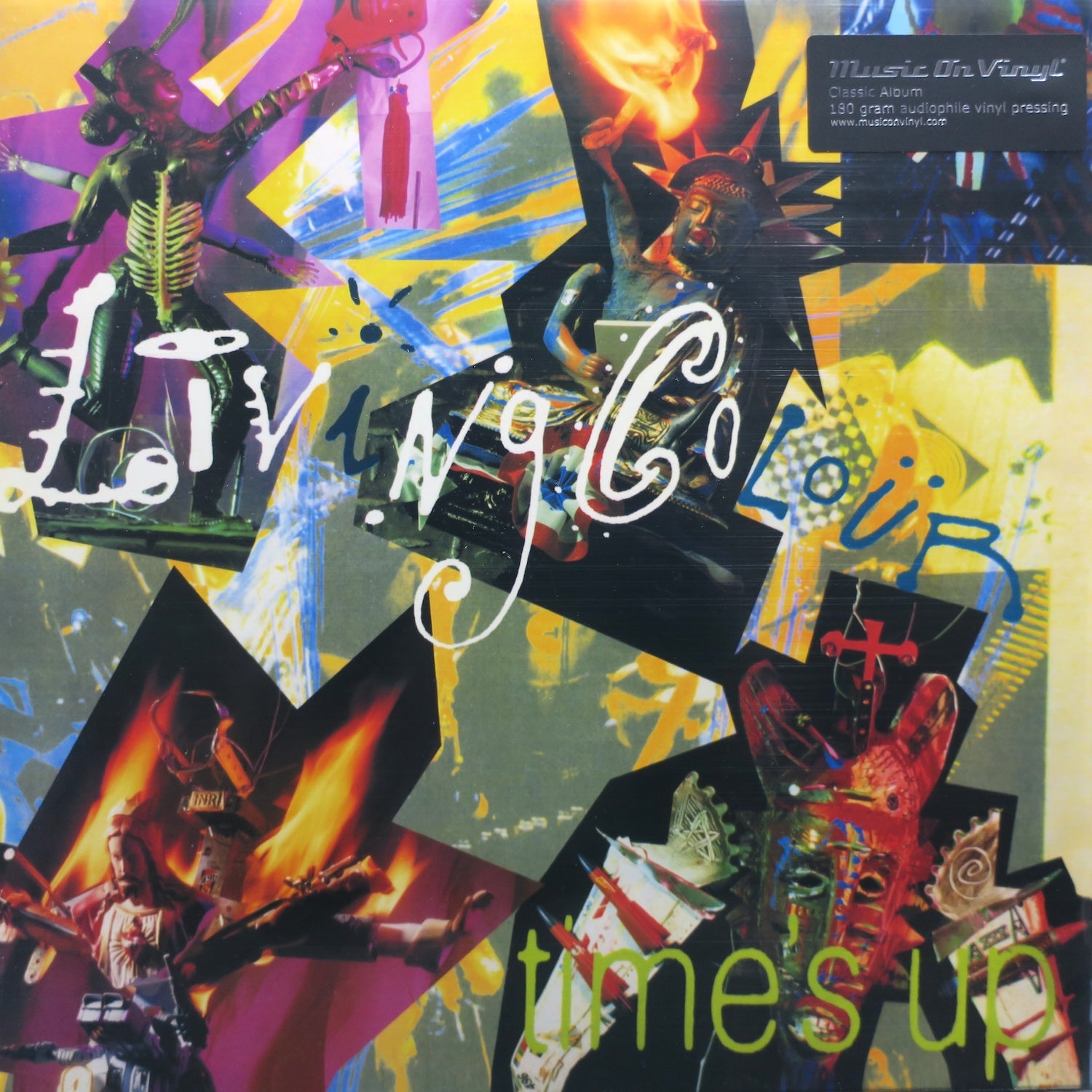 LIVING COLOUR 'Time's Up' 180g Vinyl LP (1993 Funk Metal Album) - Perfect for Vinyl Collectors & Funk Metal Fans | Great for Home Listening & Music Collections