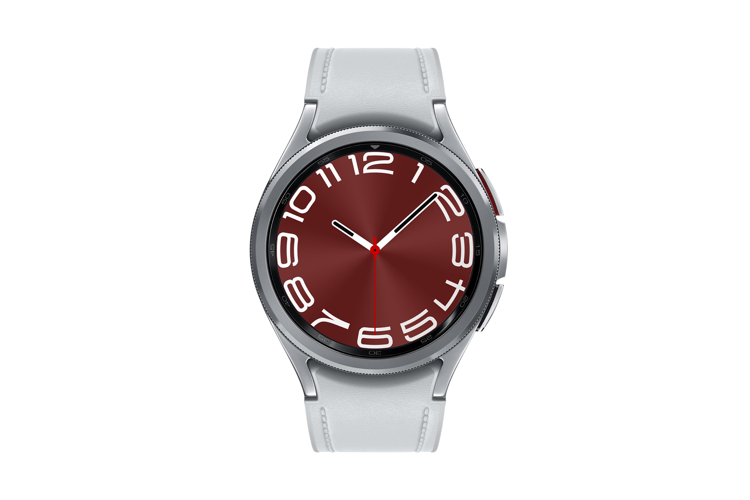 Samsung Galaxy Watch6 Classic 43mm Silver - Bluetooth Smartwatch with ECG, Heart Rate Monitor, Sleep Tracking, Fall Detection, SOS, Fitness Tracker, Camera Control & Digital Wallet (CAD Version with Warranty) - Perfect for Workouts, Running, Swimming & Daily Health Monitoring