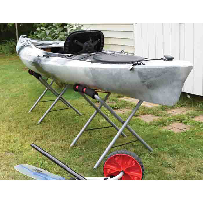 Malone Elevate Kayak Work & Storage Stand - Heavy Duty Kayak Rack for Easy Maintenance, Repair & Storage - Perfect for Garage, Backyard & Outdoor Use