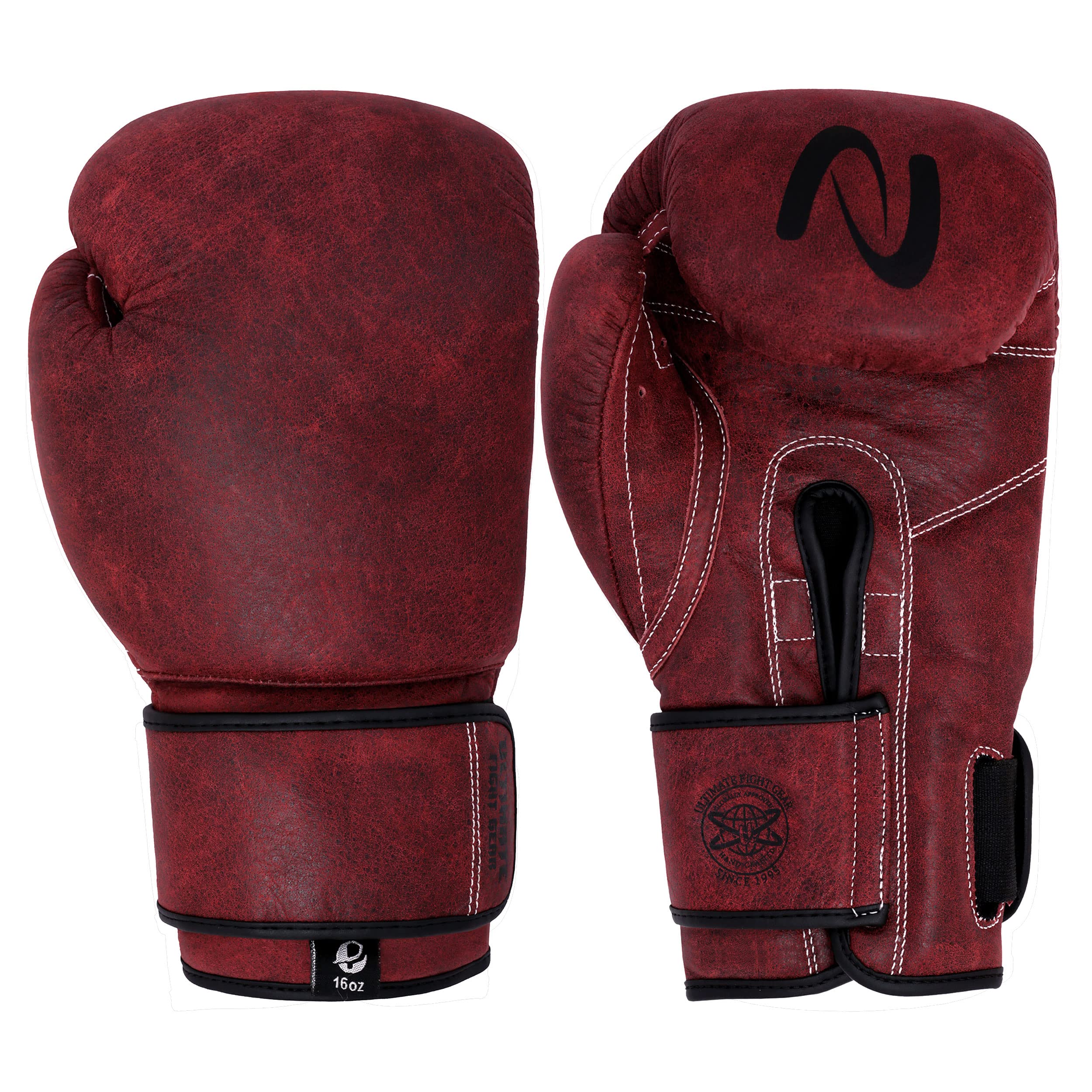 Vintage Genuine Leather Handcrafted Boxing Gloves - Professional Training & Sparring Equipment for Fighters | Perfect for Boxing Training, MMA, Martial Arts & Home Gym Workouts