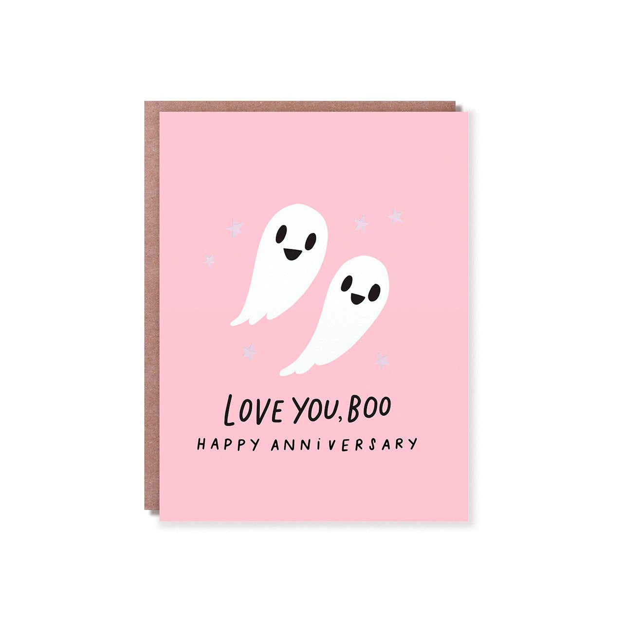 Hello Lucky Love You Boo Greeting Card - Heartfelt Message for Valentine's Day, Anniversary & Special Occasions
