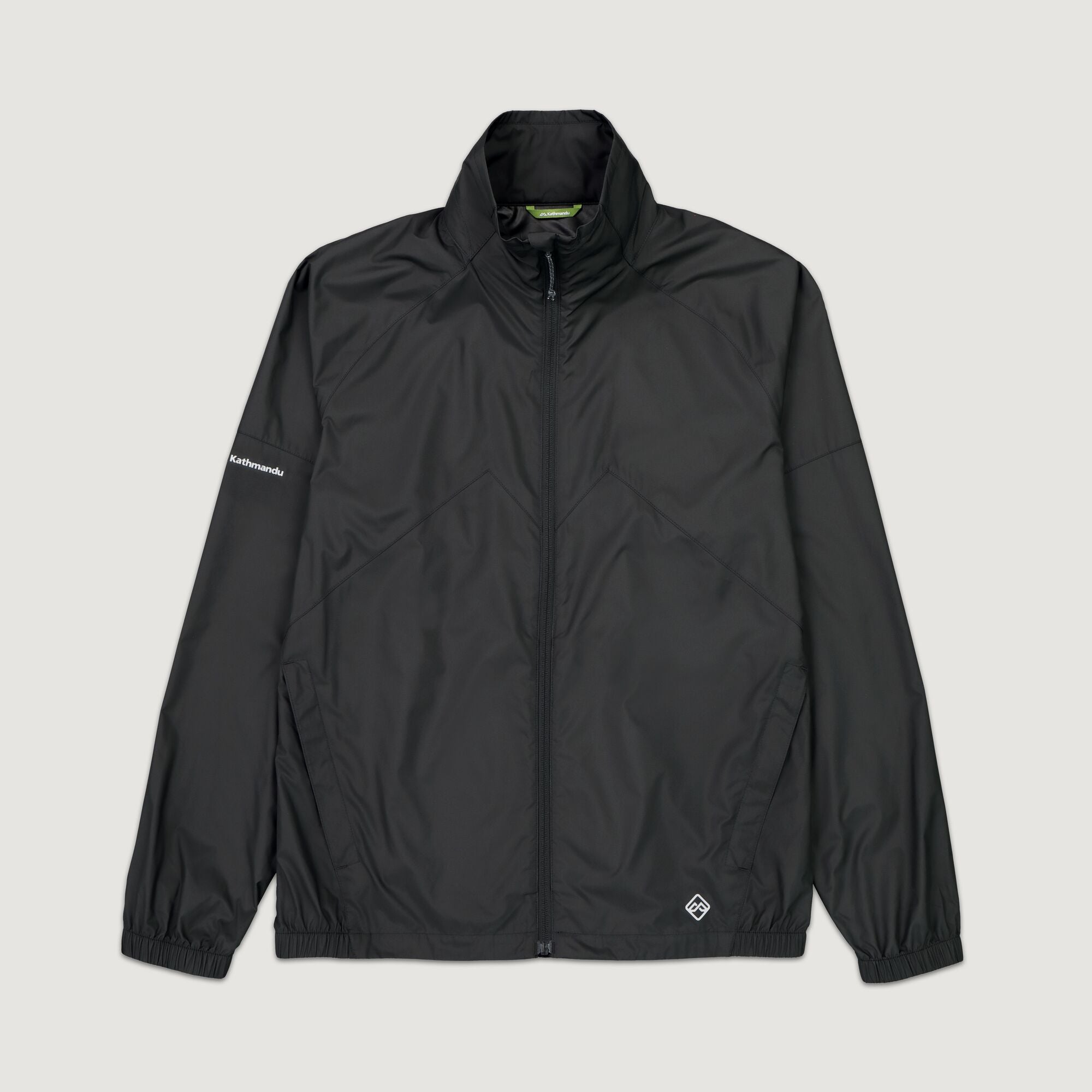 WND Chaser Men's Lightweight Windbreaker Jacket - Waterproof Outdoor Running Hooded Raincoat (Black) - Perfect for Hiking, Jogging & Travel