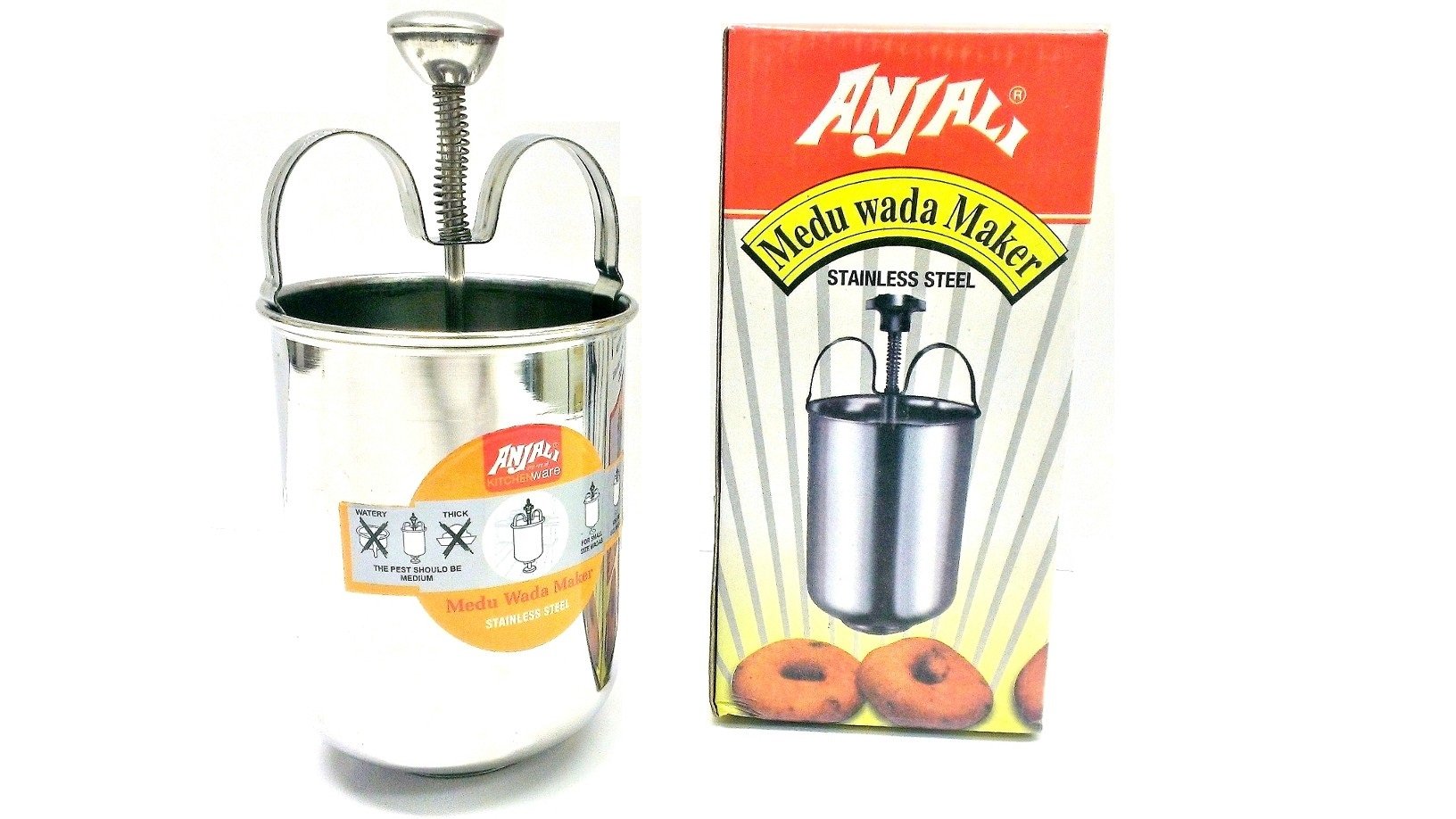 Stainless Steel Medu Vada Maker - Doughnut & Donut Maker for Indian Snacks - Perfect for Home Cooking, Parties & Festivals