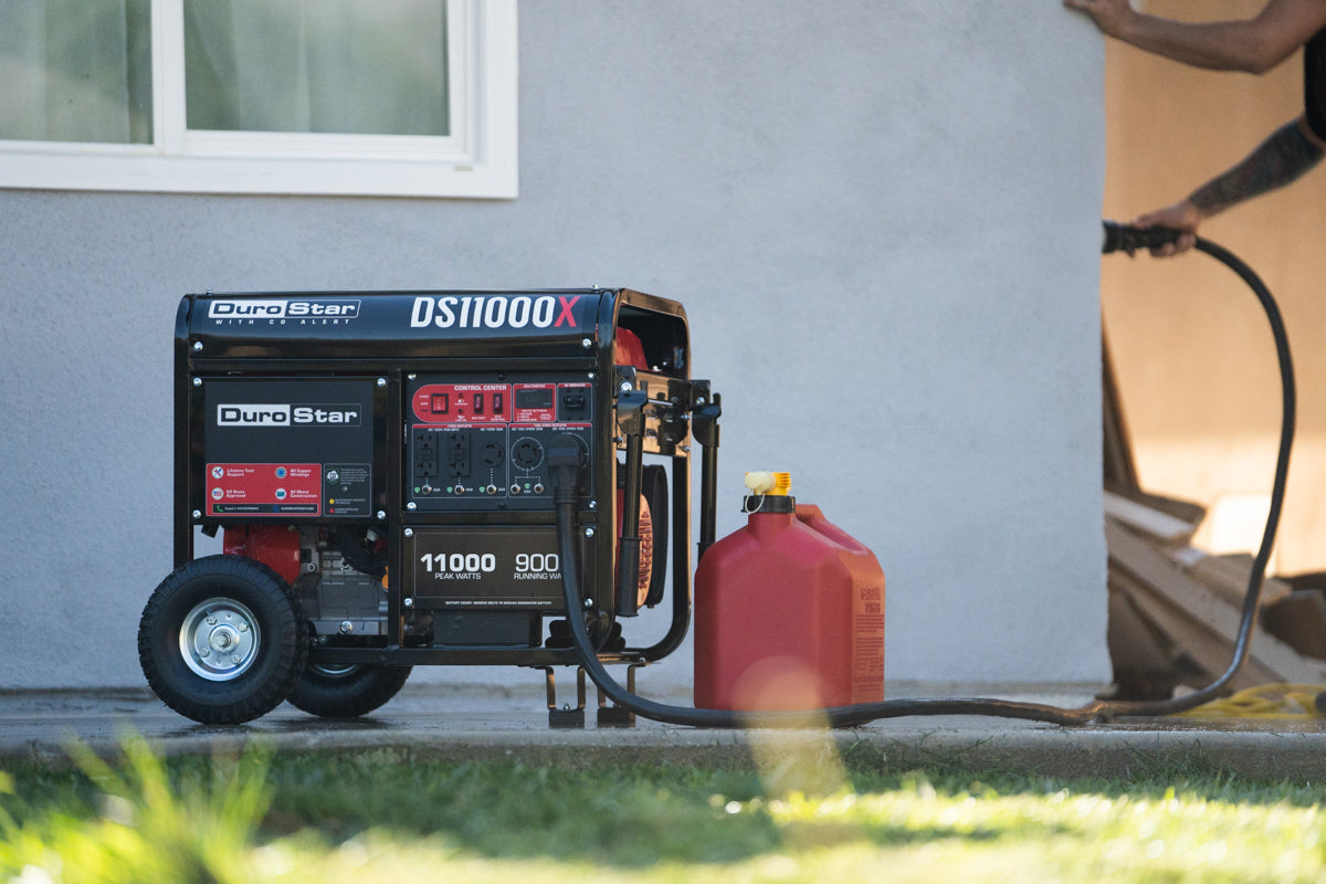 11,000 Watt Portable Gasoline Generator with CO Alert - Reliable Backup Power for Home, Camping & Emergency Use