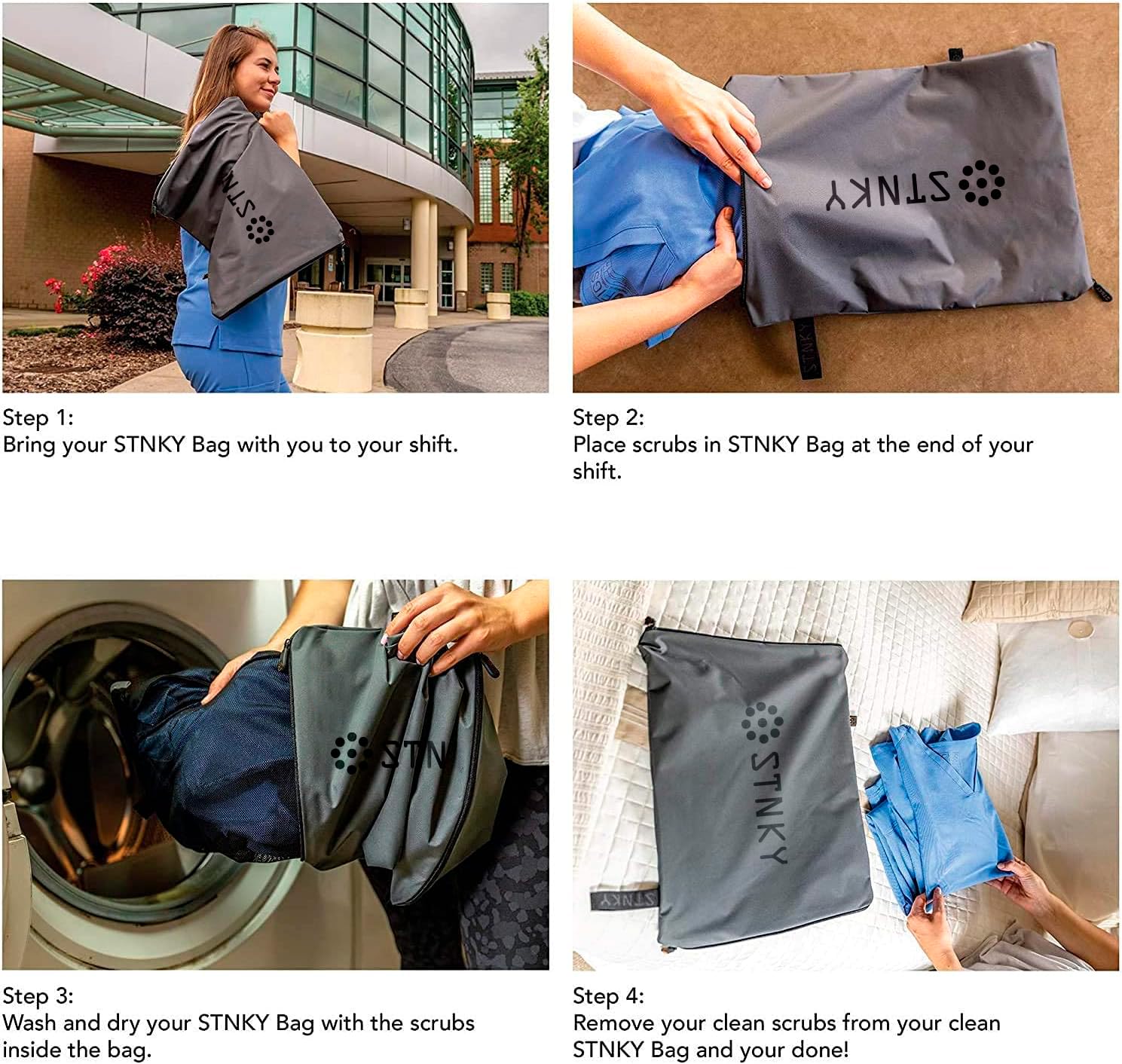 Bag Pro - Premium Laundry & Wash Bag for Healthcare Workers, Athletes, Gym & Travel - Perfect for Hospital, Sports, Travel & Daily Use
