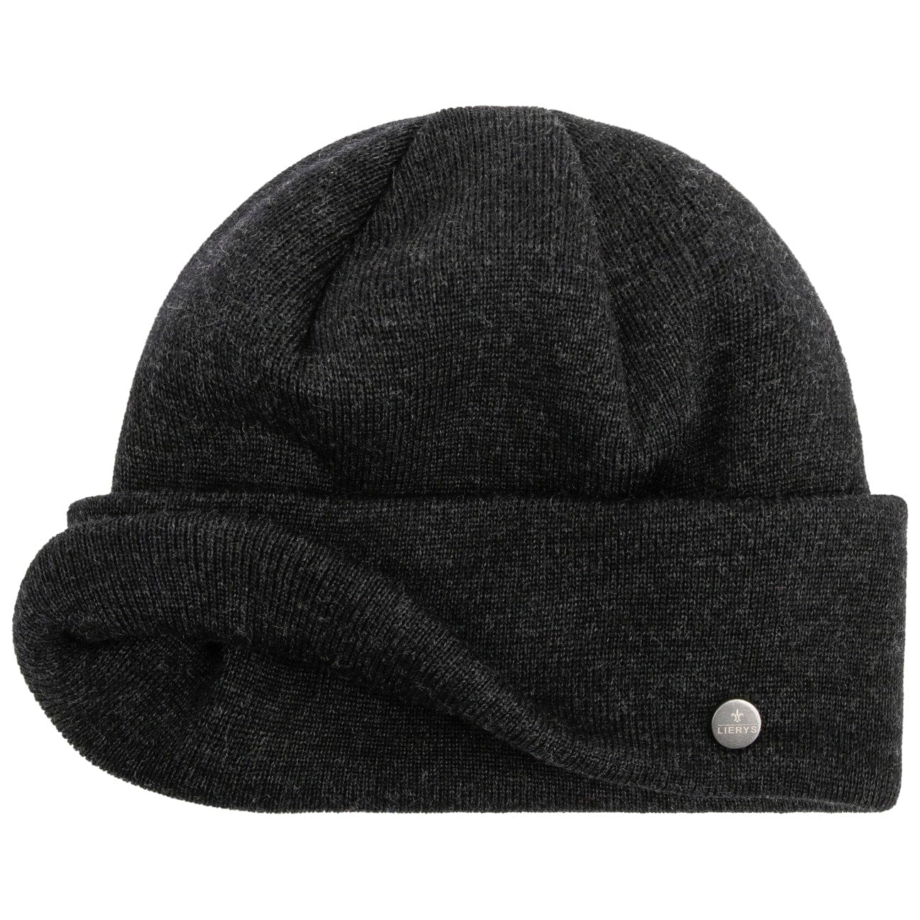 Lierys Merino Wool Fine Knit Docker Hat - Warm & Soft Winter Beanie for Men & Women - Perfect for Outdoor Activities, Hiking, and Cold Weather